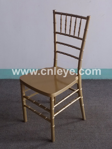 One Piece Golden Resin Tiffany Chair