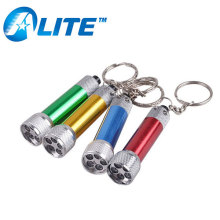 Portable 5 LED Mini Light Torch Aluminum Branded Flash Light Keychain