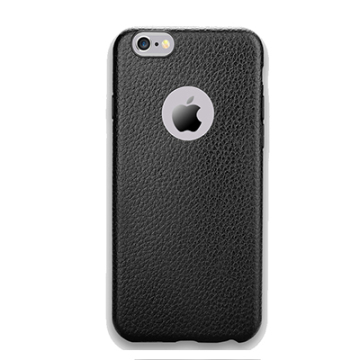 Leather style ultra-thin matte TPU case for iPhone