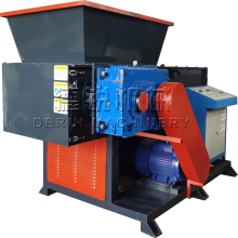 Factory Waste PET Bottle Crusher Scrap Textile Shredder Machine - Single Shaft Shredder for Wood