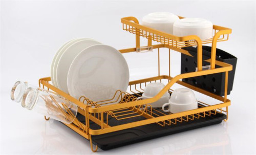 2 tier aluminum dish rack