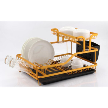 2 tier aluminum dish rack