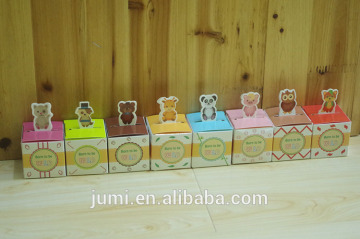 Lovely selva animals paper candy box for baby shower