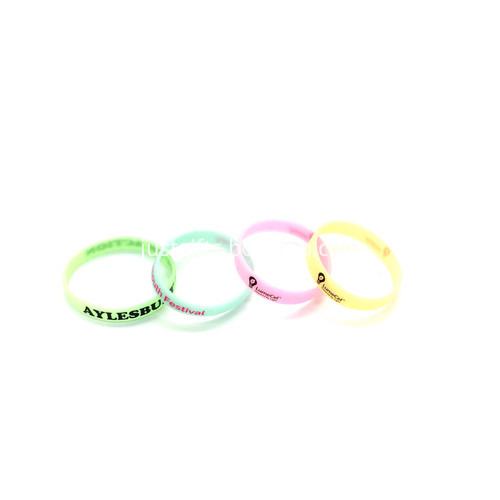 Promotional Glow in Dark Printed Silicone Wristbands-202122mm1