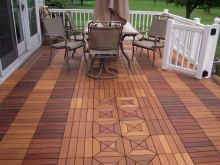 Natural Outdoor Solid Teak Wood Decking