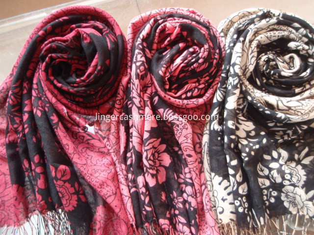 Flower Printed Lady Scarf