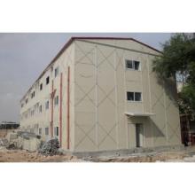Three flooring prefabricated house