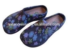 Lady EVA clogs summer shoes, garden clogs shoes with fashionflower printing