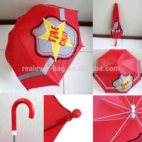 red cheap price bright colored kid umbrella