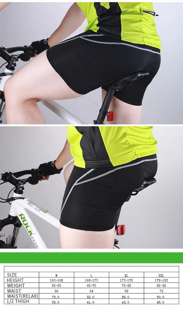 Wholesale Fashion Padded Bike/Bicycle/Biking/ Cycling Boxer Shorts Men Gel Padded Cycling Underwear