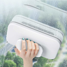 Magnetic Double-Sided Glass Wiper Cleaner Brush