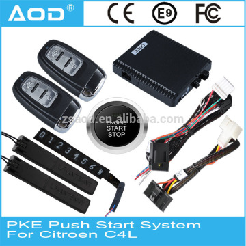 PKE engine start stop system for Citroen C4L