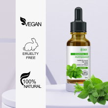 OEM ODM Natural Aromatherapy Organic Peppermint Essential Oil Cooling Pure Peppermint Oil For Diffuser Skin Hair