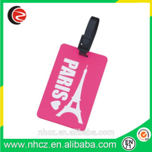 France Flag PVC Luggage Tag