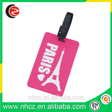 France Flag PVC Luggage Tag