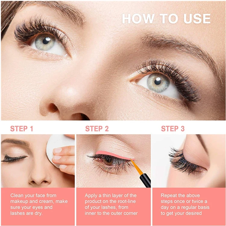 Premium Eyelash Growth Serum for Longer, Fuller Thicker