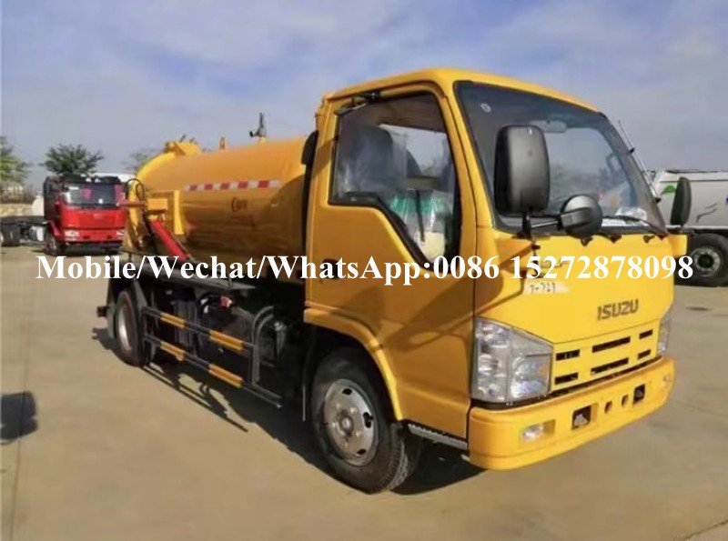 Camión de succión de aguas residuales de Isuzu (14) ISUZU Sewage Suction Truck (14)
