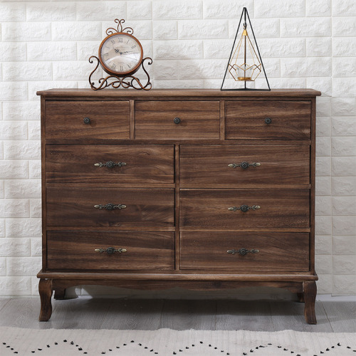 Wood Living Room Storage Cabinet Chest of Drawers