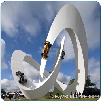 Moderne Skulpturen Garten Edelstahl