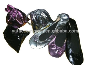 Foldable Ballet Shoes,Rolled Up Ballet Shoes In Bag