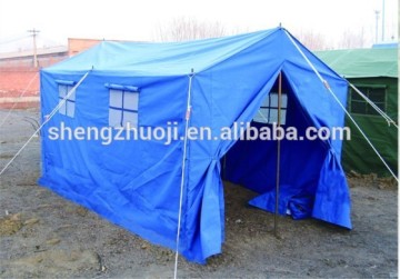 cheap pole supported emergency shelter