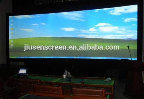 3D curved frame projection screen