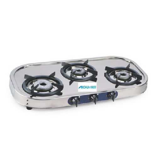 3 bruciatori in acciaio inox Cooktop Autoaccensione