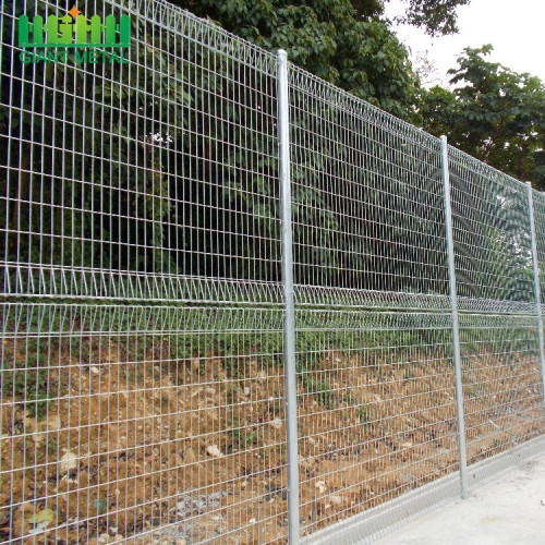 Roll Top GI BRC Mesh Fence Panels