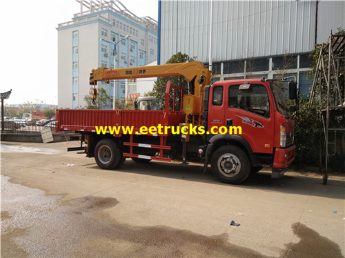 Sinotruk 4x2 10ton Cranes za lori