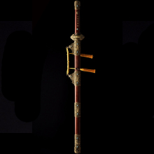 Luxury Hollow Kirin Tang Sword Refined Steel Material Blood Sandalwood Sword Handle