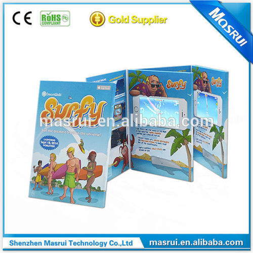 new lcd digital video recordable greeting cards