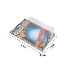 Emballage d&#39;impression de cartes à plateau blister en plastique en plastique