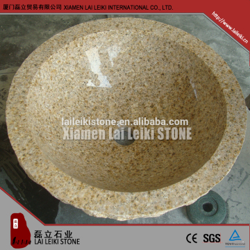 G682 Sunset Gold Stone Wash Basin