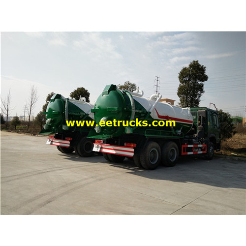 14 CBM 6x4 Dung Vacuum Trucks