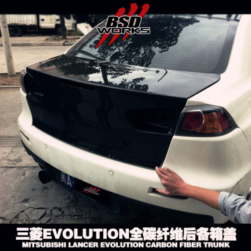 2008-2015 Lancer Evolution 10 Carbon Fiber Trunk For Mitsubishi