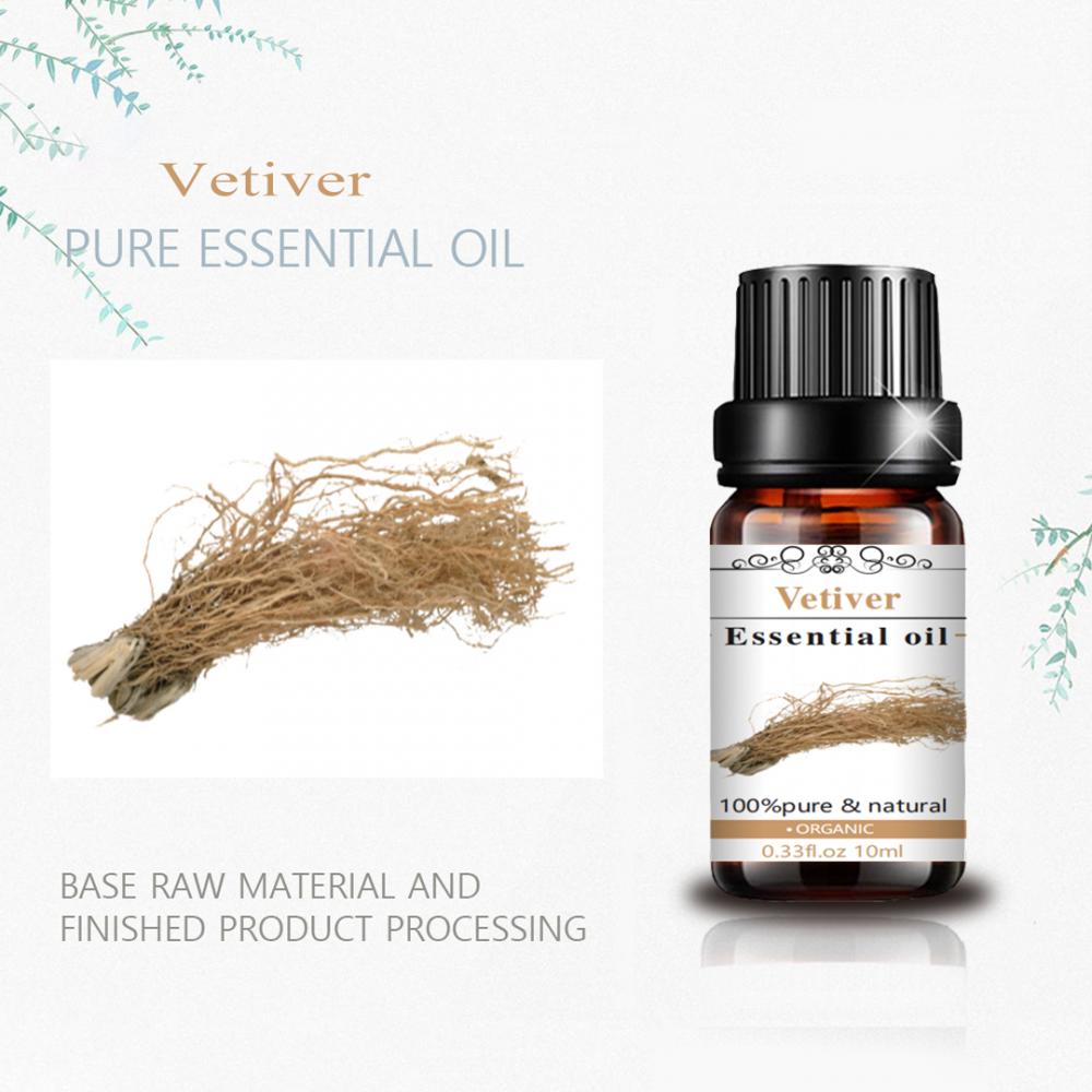 آروماتراپی 100 ٪ خالص و طبیعی با کیفیت بالا از روغن اسانس Vetiver استفاده کنید