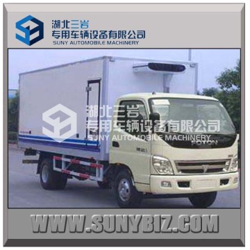 foton small refrigerated van truck