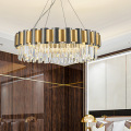 LEDER Crystal Modern Black Chandelier