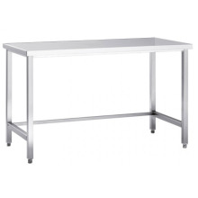 Stainless Steel Restaurant Work Table with Underbar