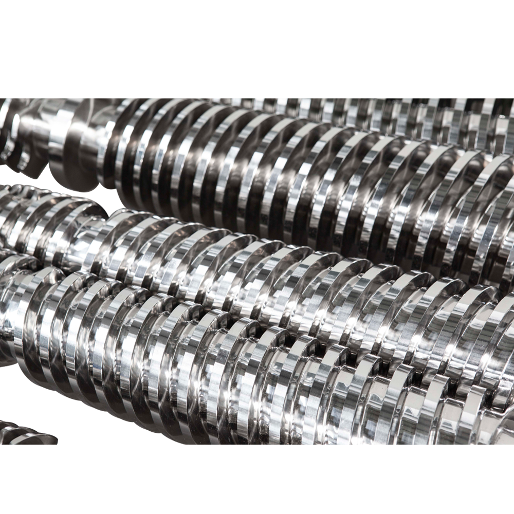 Conical twin screw barrel para sa plastic board machine