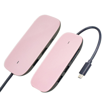 Transférer le type C vers l&#39;adaptateur HDMI / SD / TF / USB3.0 / PD / LAN