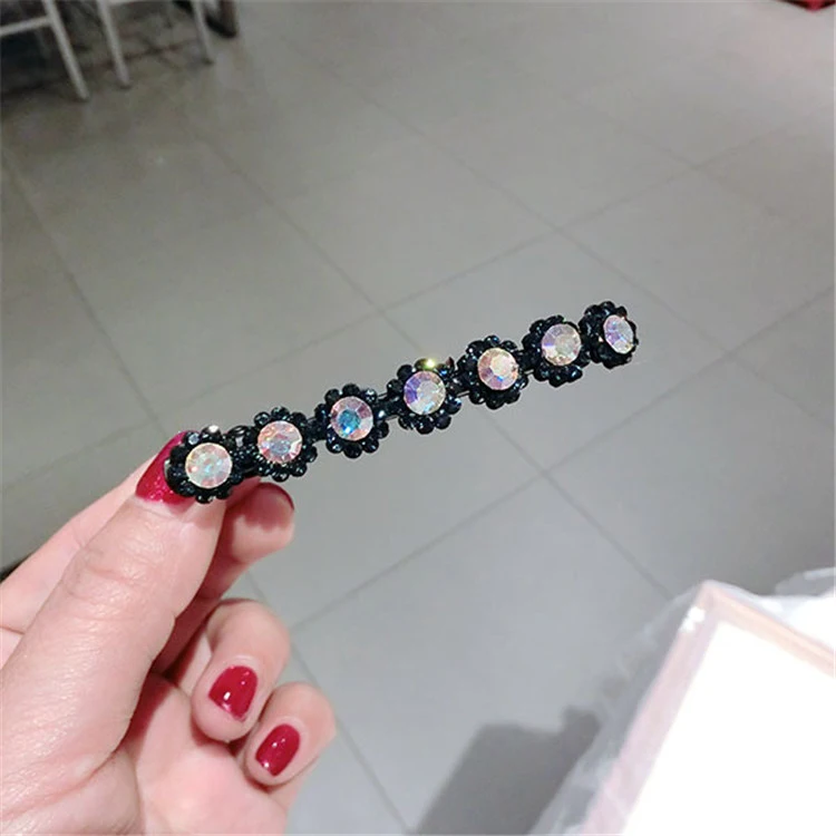 2018 Wholesale Promotion Gift Girls Customize Fashion Hair jewellery Accessories Hair Pin Leopard Crystal Flower Pearl Hairclip