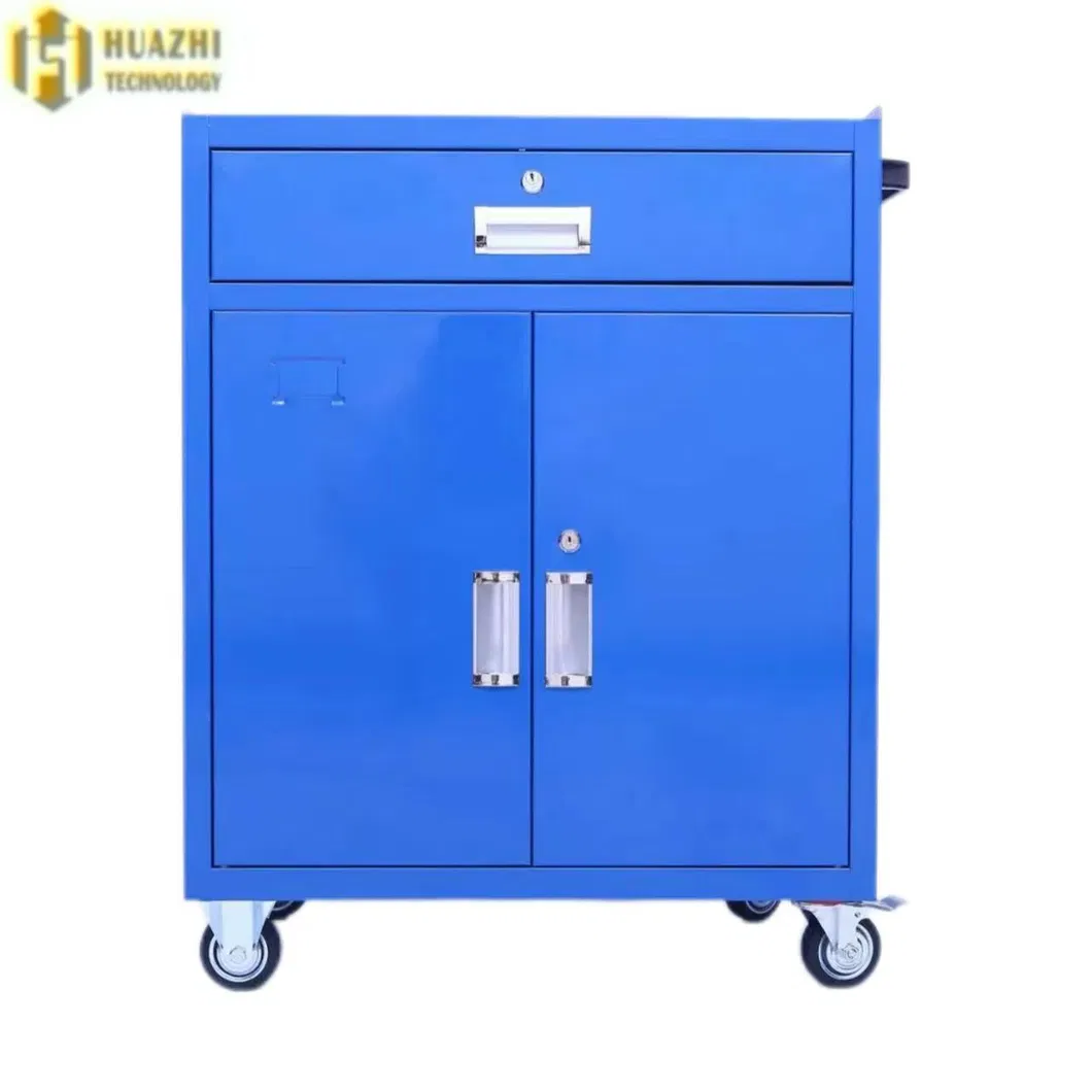 Multifunction Hardware Tools Stainless Steel Rooling Wheeled Storage Tool Chest Cabinet