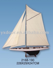 Sailboat model(2168-190)sailboat gift , ship model, vessel model, nautical product