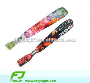 sublimation printed polyester wristband