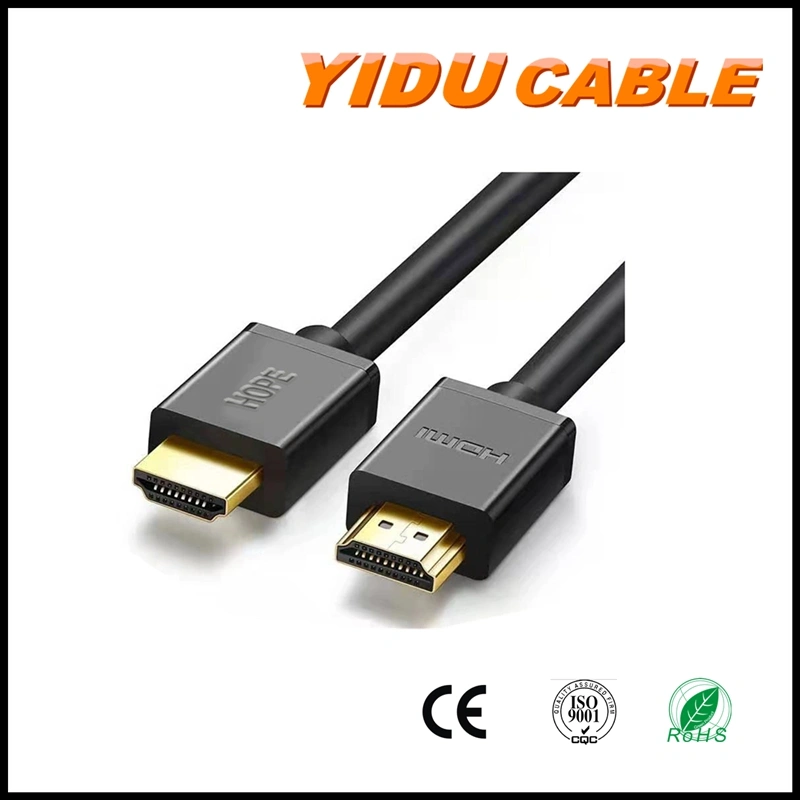 Wholesale 1m 2m 3m 5m 10m Male to Male Gold Braided Zinc Alloy HDMI V2.0 Cable