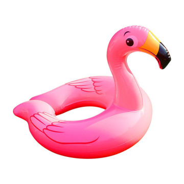 Opblaasbare flamingo zwemring strand drijft zwembad drijft