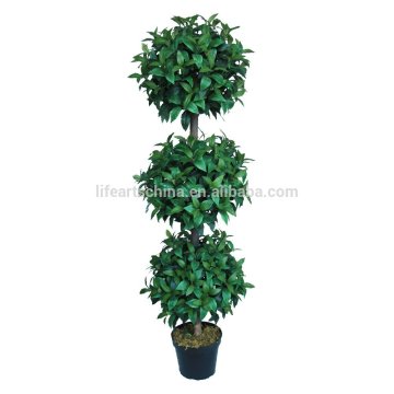 topiary tree, 130cm silk bay tree, artificial ball tree