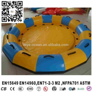 PVC inflatable water ski tube, durable pvc inflatable water sports ski tube