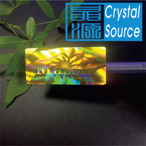 3d Custom holographic Sticker